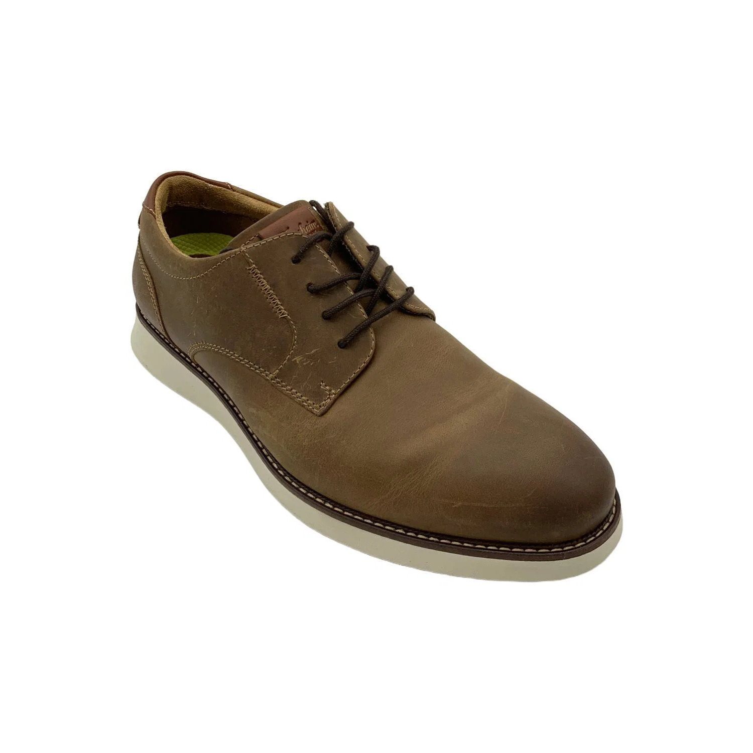Florsheim Men's Launch Plain Toe Lace-Up Oxford Brown - Medium